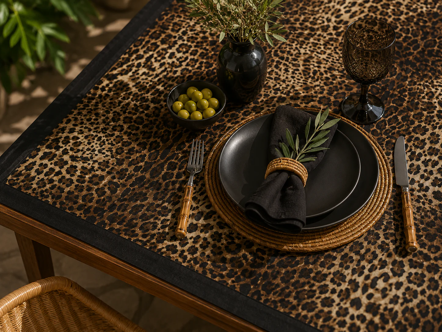 Leopard Tablecloth